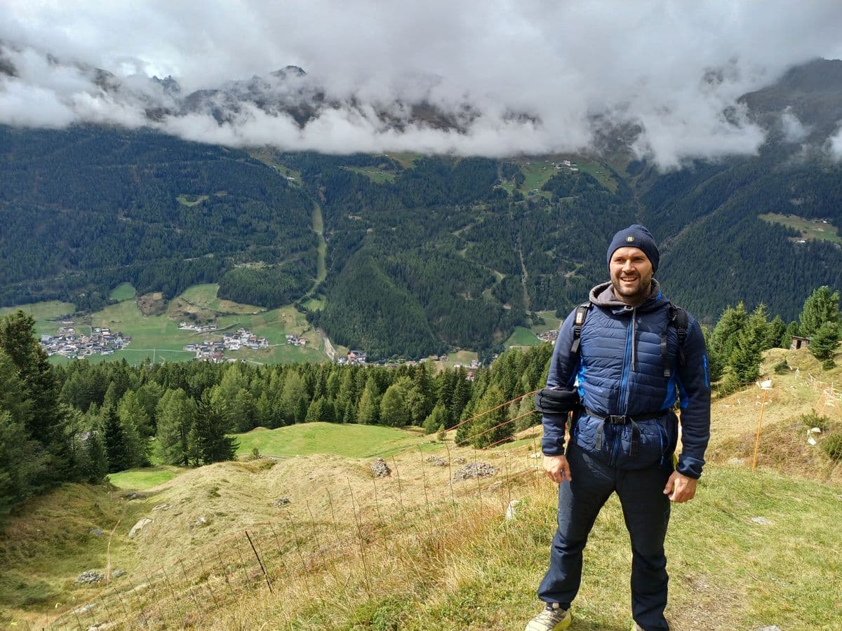 Bergwandern in den Alpen